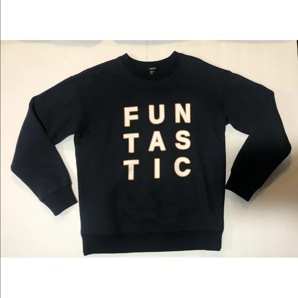 Forever 21 Womens Crewneck Graphic Sweatshirt